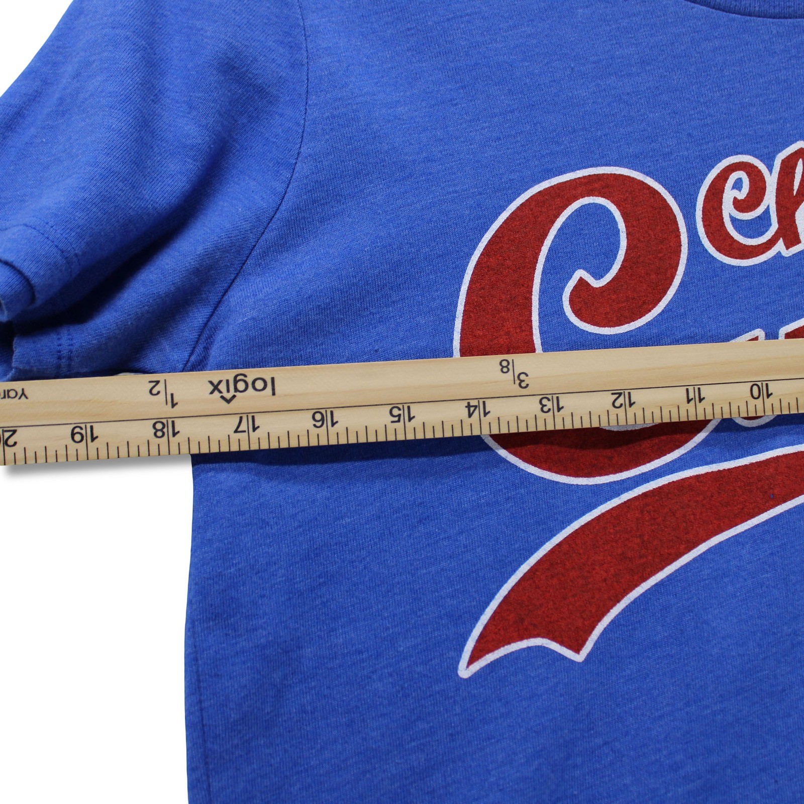 Majestic Threads Chicago Cubs T-Shirt Mens XL Blue MLB Baseball Excellent - Image 6