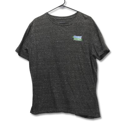 Crazy Fresh Graphic T-Shirt Mens XL Charcoal Gray Heather Short Sleeve Excellent