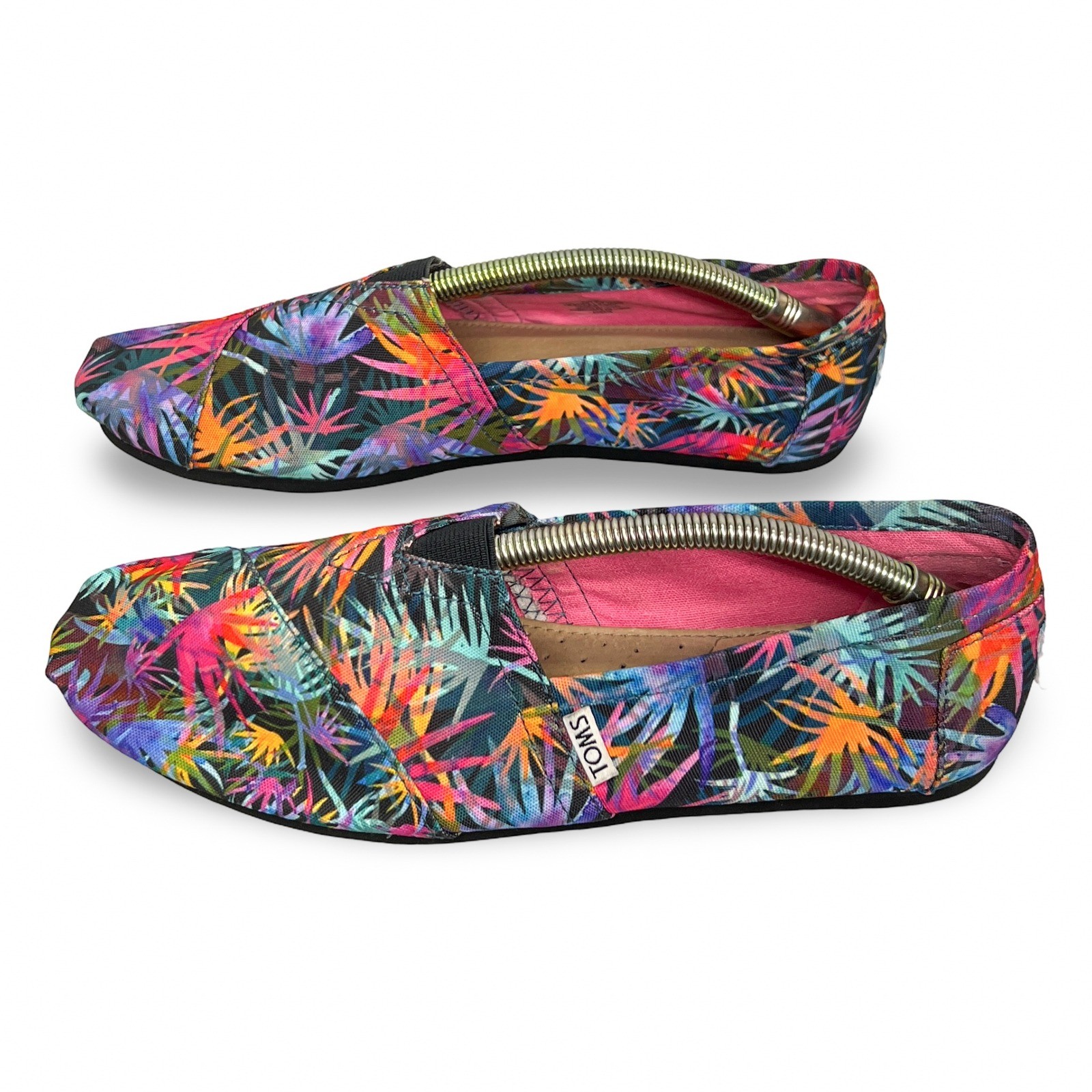 TOMS Alpargata Tropical Palm Leaf Women 9.5 Multicolor Excellent - Image 3