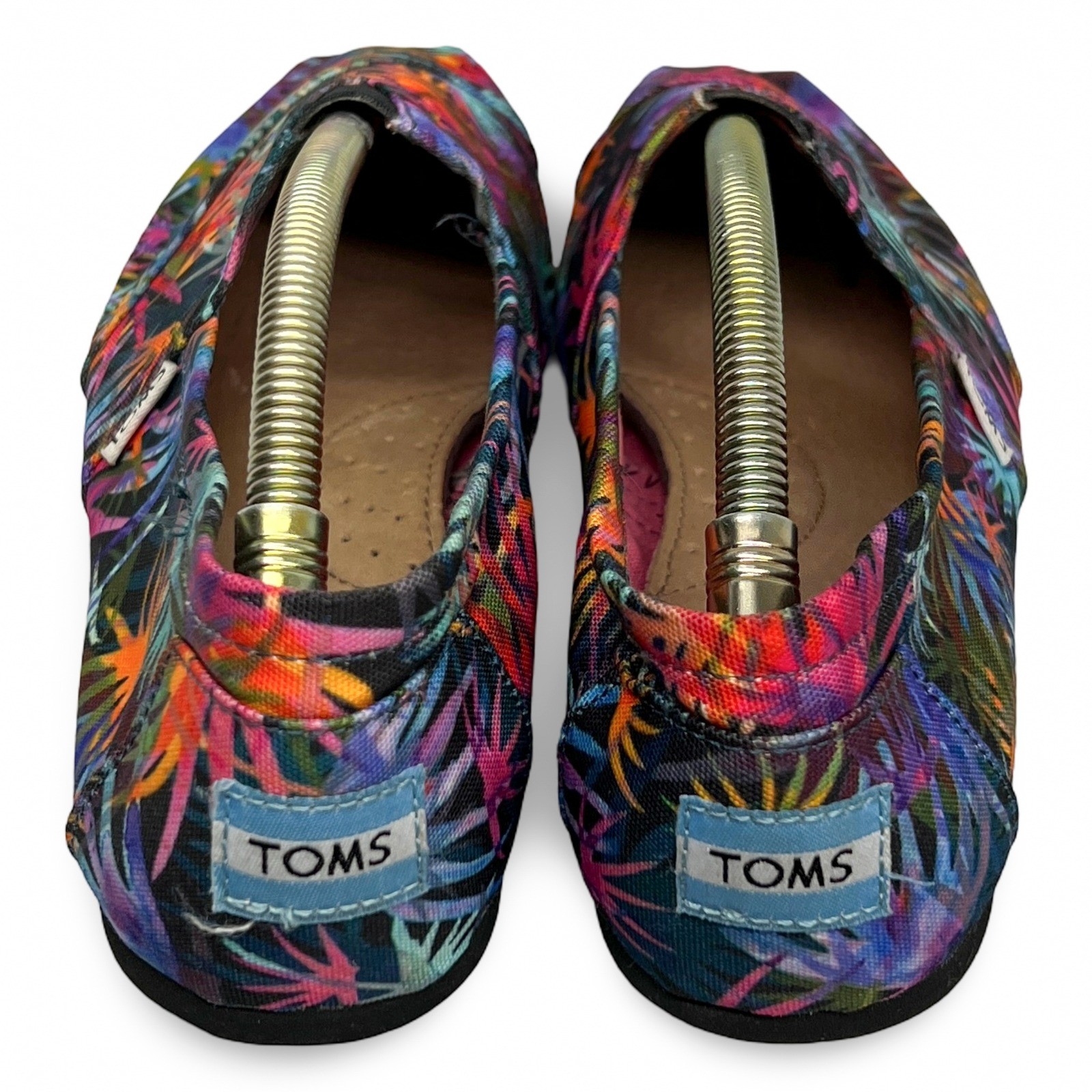 TOMS Alpargata Tropical Palm Leaf Women 9.5 Multicolor Excellent - Image 4