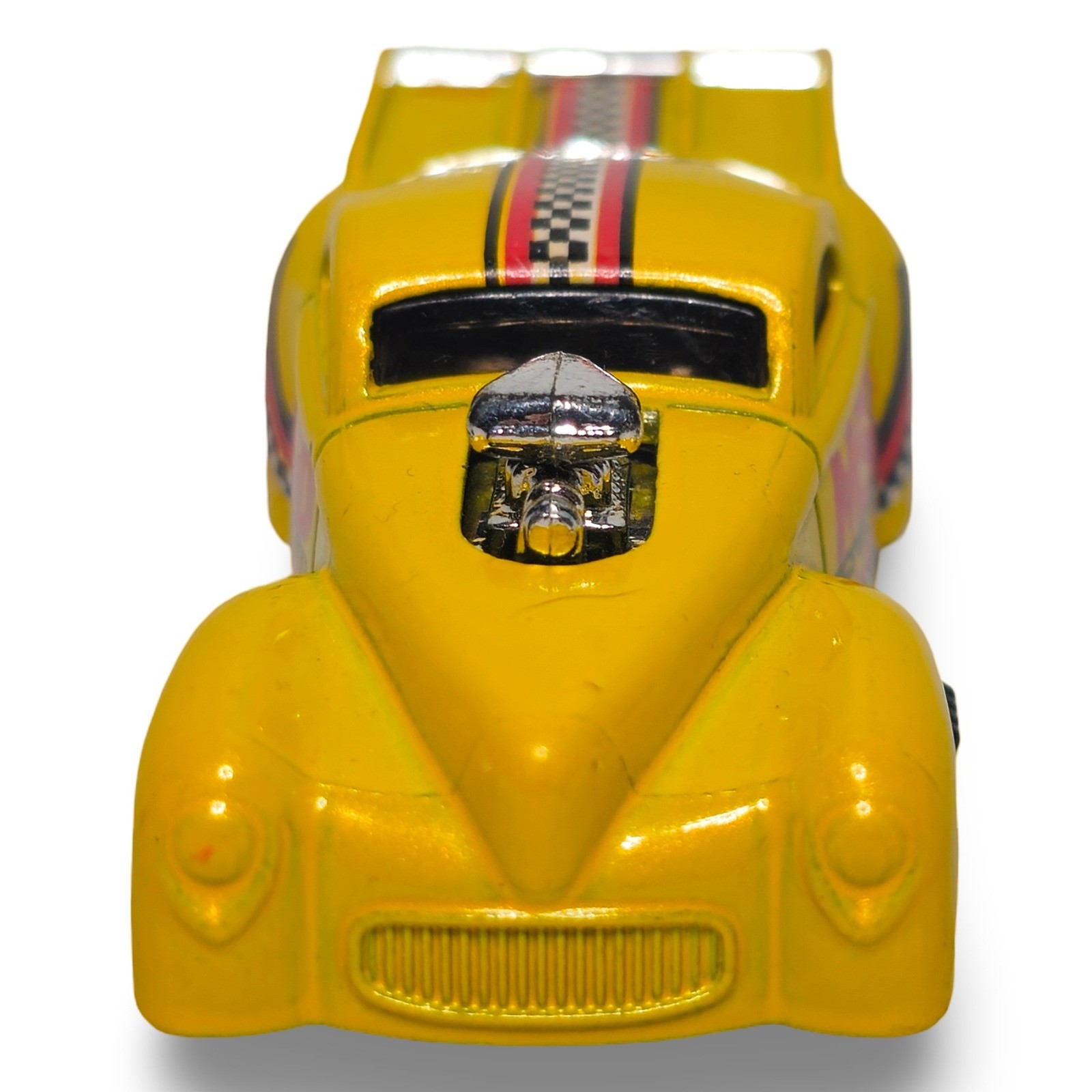 Hot Wheels 41 Willys MSD Ignition Drag Racer 1:64 Yellow Good - Image 2