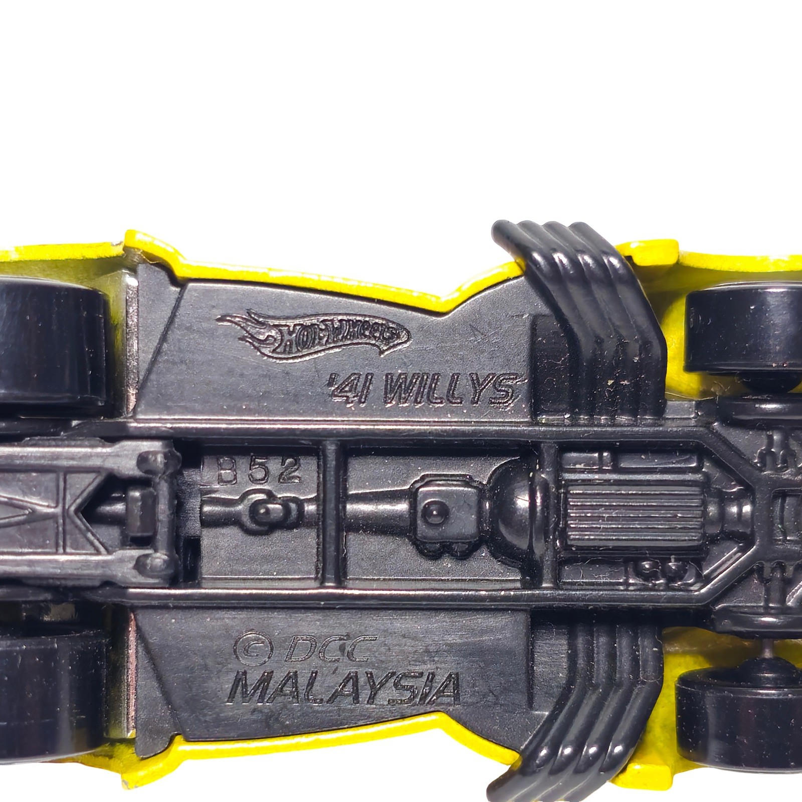 Hot Wheels 41 Willys MSD Ignition Drag Racer 1:64 Yellow Good - Image 6