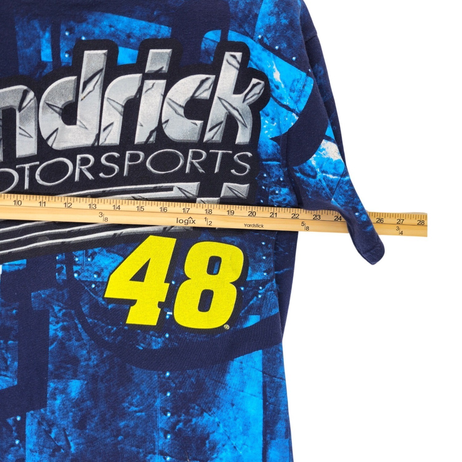 NASCAR Hendrick Motorsports Jimmie Johnson 48 T-Shirt Large Blue Excellent - Image 5