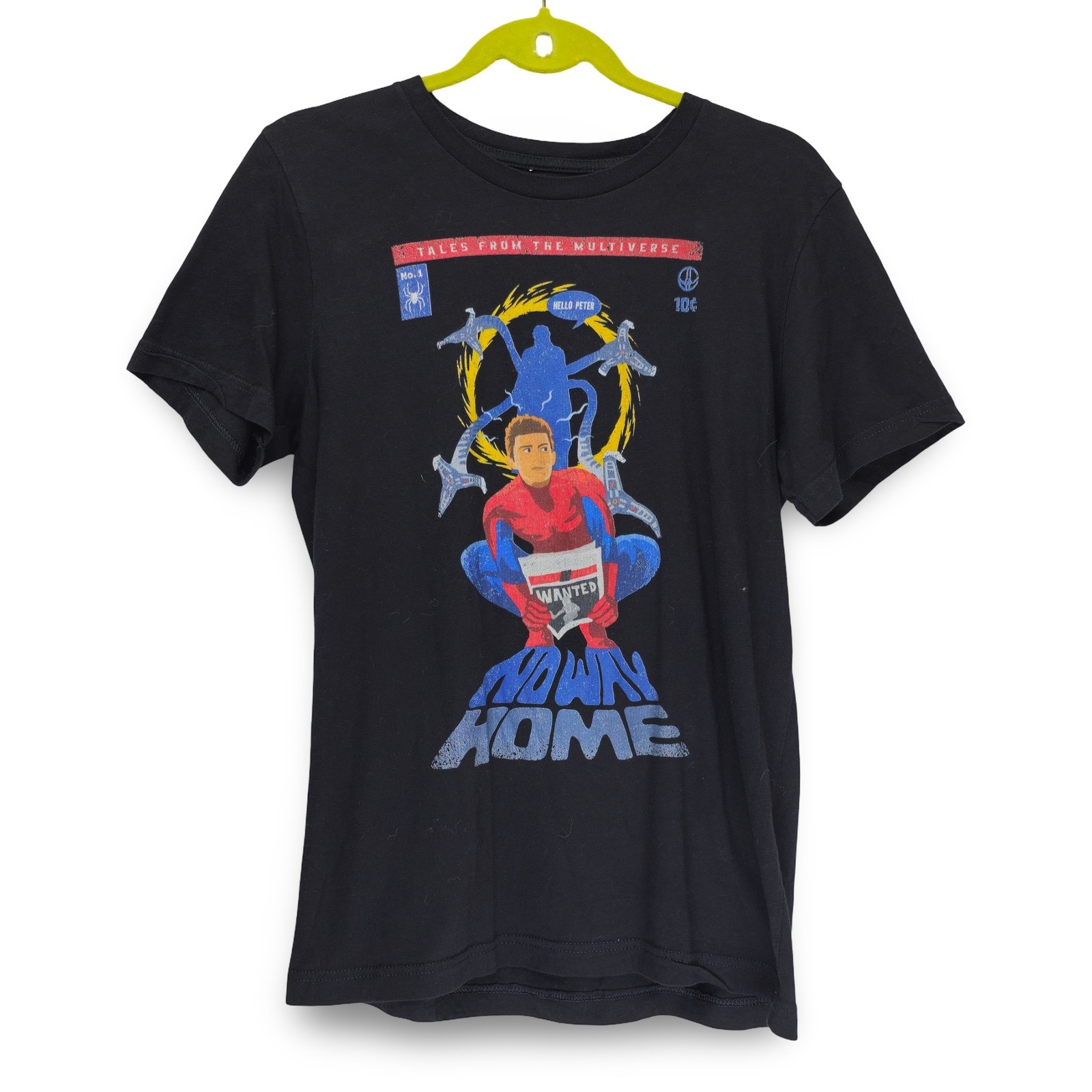 Marvel Spider-Man Graphic T-Shirt Mens Medium Black Excellent