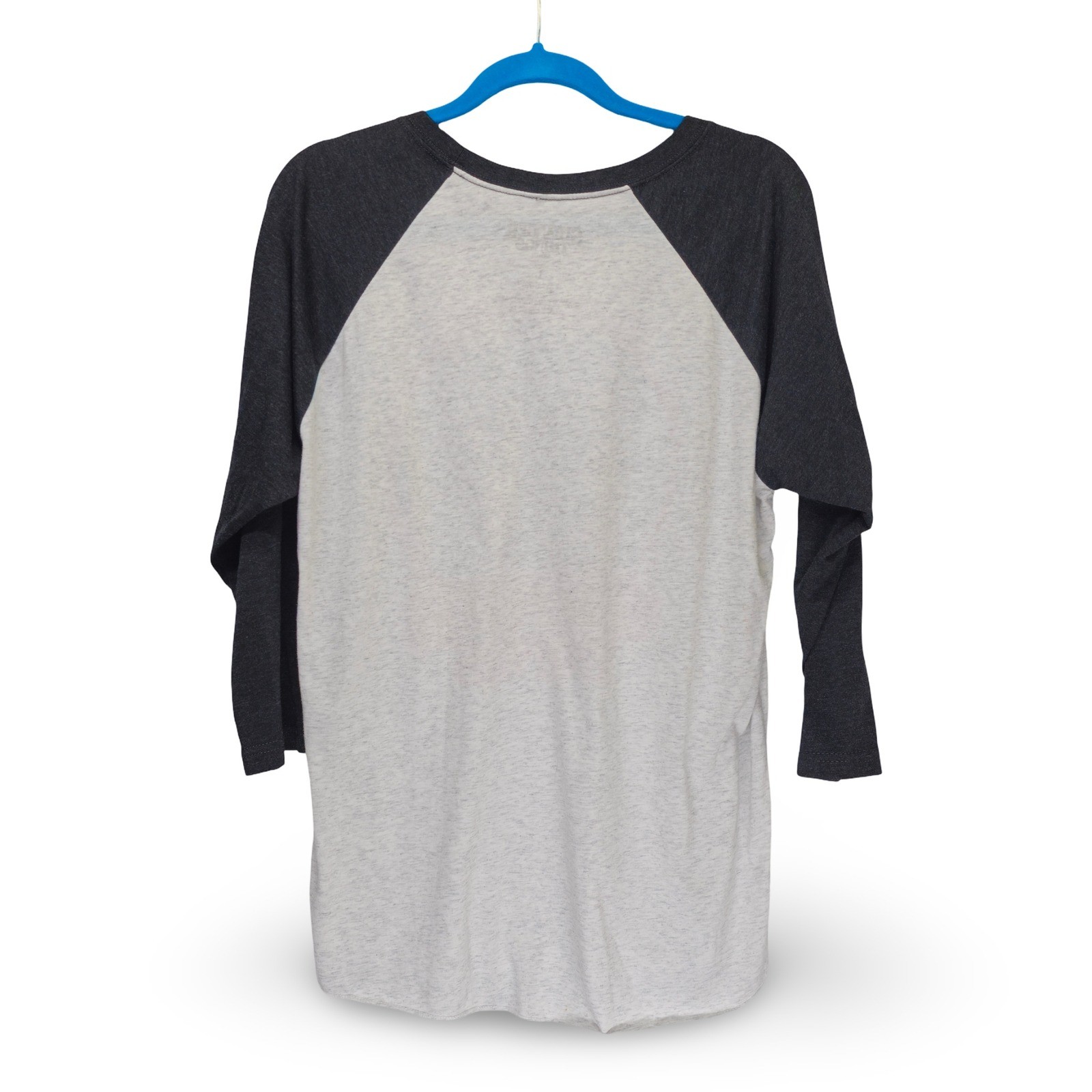 Stranger Things Raglan Baseball Shirt Mens Large Gray Black Excellent - Image 2