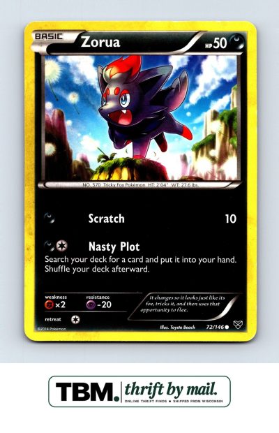 2014 Pokemon XY Base Set #72/146 Zorua