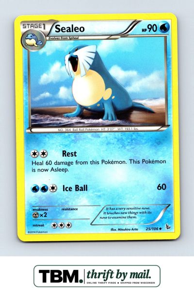 2014 Pokemon XY - Flashfire #25/106 Sealeo