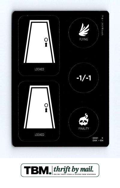 2024 Magic the Gathering Duskmourn: House of Horror #1 // 2 Punch Card Token
