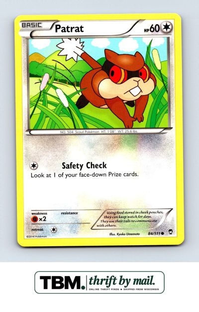 2014 Pokemon XY - Furious Fists #84/111 Patrat