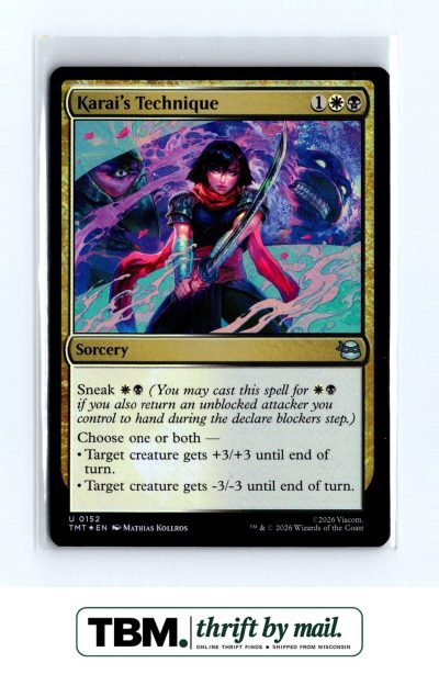2026 Magic the Gathering Teenage Mutant Ninja Turtles #152 Karai's Technique