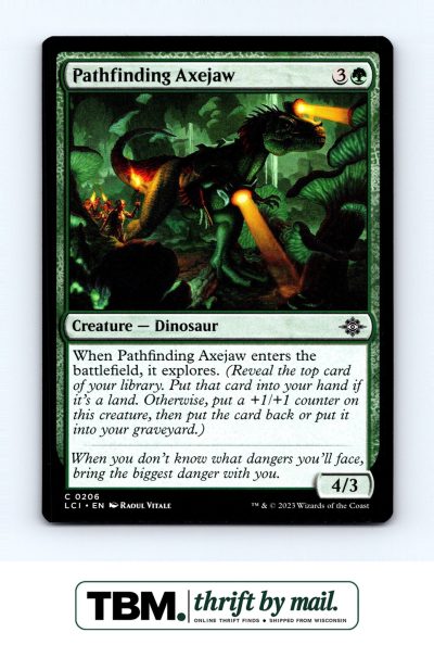 2023 Magic the Gathering The Lost Caverns of Ixalan #206 Pathfinding Axejaw