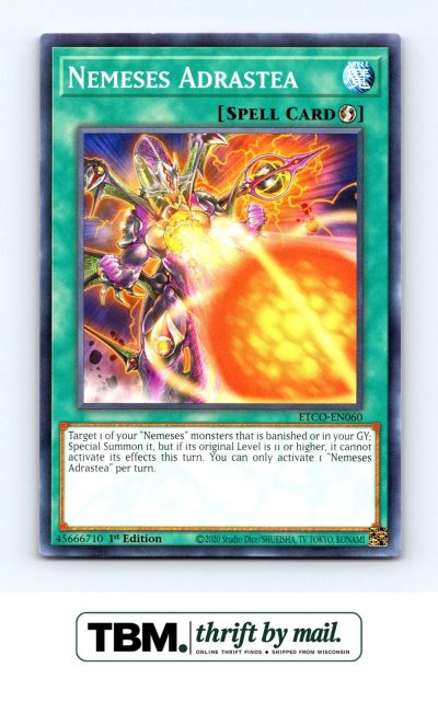 2020 Yugioh #ETCO-EN060 Nemeses Adrastea