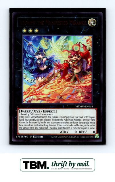 2026 Yugioh #MZMU-EN018 Uzuhime the Manifested Mikanko Foil