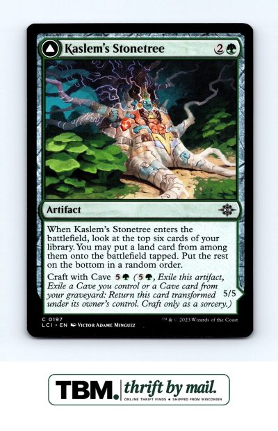 2023 Magic the Gathering The Lost Caverns of Ixalan #197 Kaslem's Stonetree