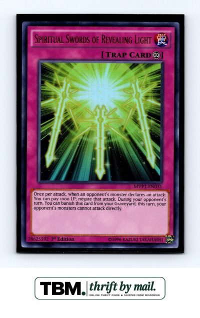 2016 Yugioh #MVP1-EN031 Spiritual Swords of Revealing Light Foil