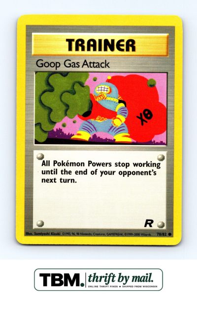 2000 Pokemon Team Rocket #78/82 Goop Gas Attack