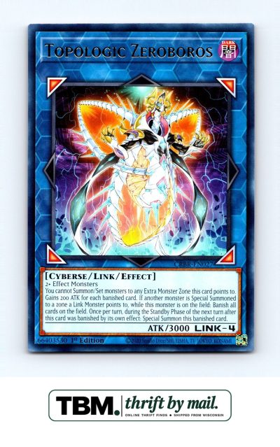 2024 Yugioh #CRBR-EN027 Topologic Zeroboros
