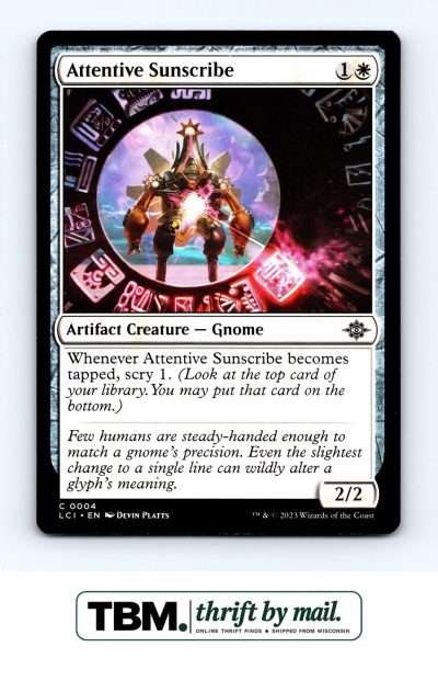 2023 Magic the Gathering The Lost Caverns of Ixalan #4 Attentive Sunscribe