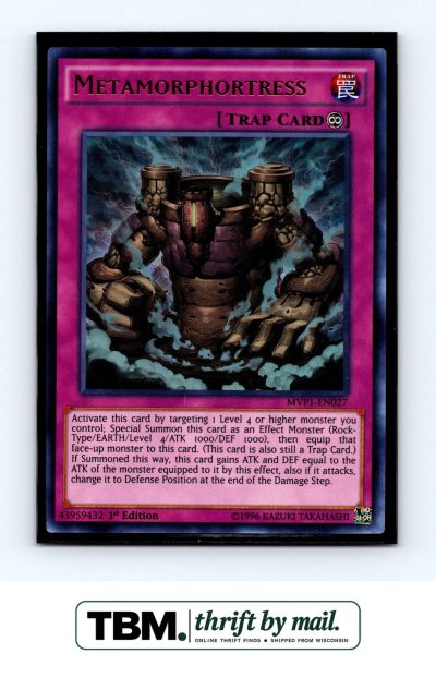 2016 Yugioh #MVP1-EN027 Metamorphortress Foil