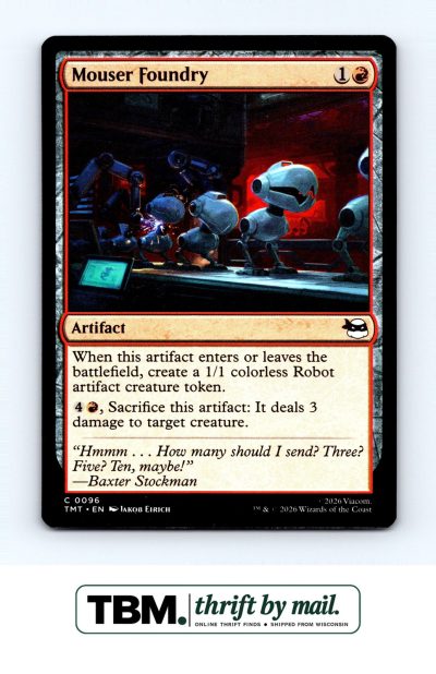 2026 Magic the Gathering Teenage Mutant Ninja Turtles #96 Mouser Foundry