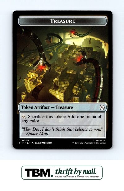 2025 Magic the Gathering Marvel's Spider-Man #3 // 7 Spider // Treasure Token