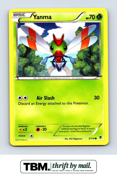 2014 Pokemon XY - Phantom Forces #3/119 Yanma