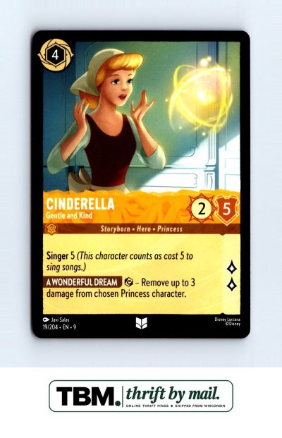 2025 Disney Lorcana Fabled #19/204 Cinderella