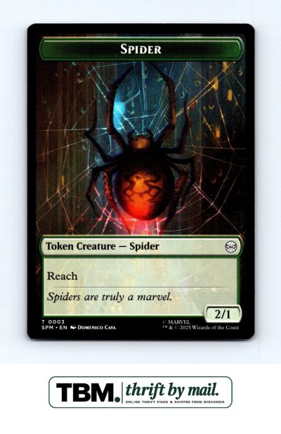 2025 Magic the Gathering Marvel's Spider-Man #3 // 2 Spider / Illusion Token