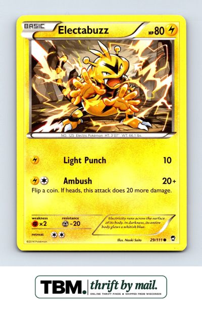 2014 Pokemon XY - Furious Fists #29/111 Electabuzz