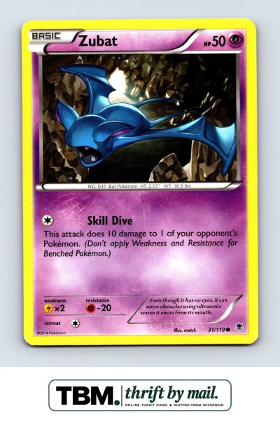 2014 Pokemon XY - Phantom Forces #31/119 Zubat