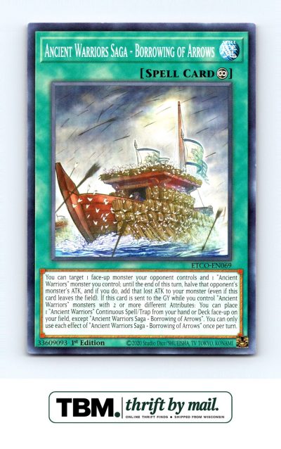 2020 Yugioh #ETCO-EN069 Ancient Warriors Saga