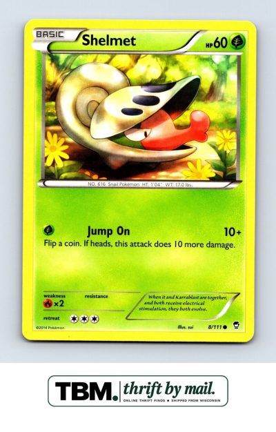 2014 Pokemon XY - Furious Fists #8/111 Shelmet