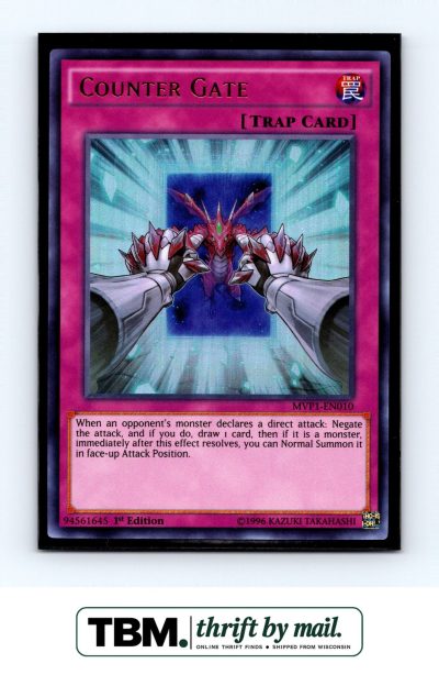 2016 Yugioh #MVP1-EN010 Counter Gate Foil