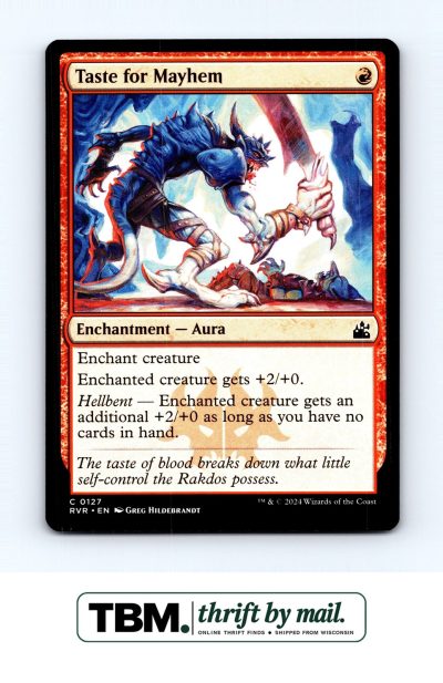 2024 Magic the Gathering Ravnica Remastered #127 Taste for Mayhem