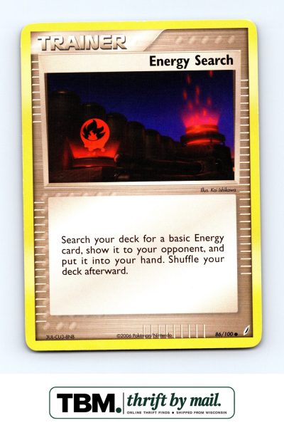 2006 Pokemon Crystal Guardians #86/100 Energy Search