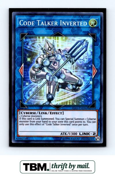 2020 Yugioh #IGAS-EN096 Code Talker Inverted Foil