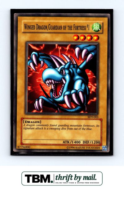 2002 Yugioh #SDY-003 Winged Dragon, Guardian of the Fortress #1