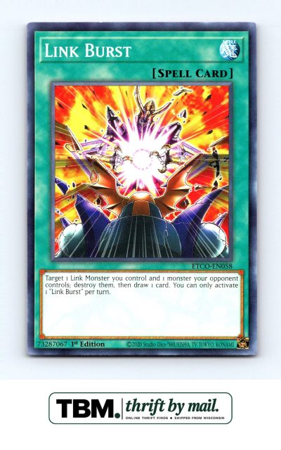 2020 Yugioh #ETCO-EN058 Link Burst