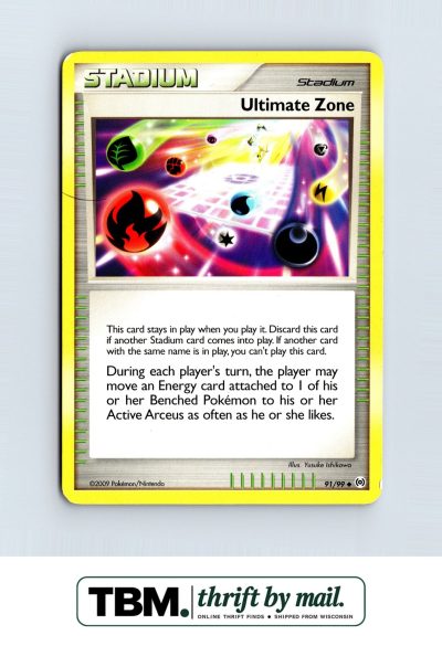 2009 Pokemon Arceus #91/99 Ultimate Zone