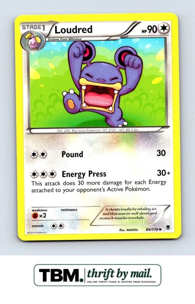 2014 Pokemon XY - Phantom Forces #84/119 Loudred