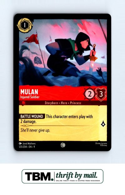 2025 Disney Lorcana Fabled #125/204 Mulan