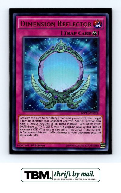 2016 Yugioh #MVP1-EN021 Dimension Reflector Foil