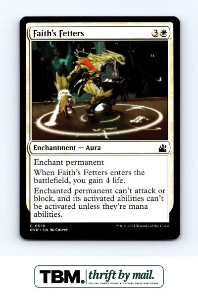 2024 Magic the Gathering Ravnica Remastered #18 Faith's Fetters