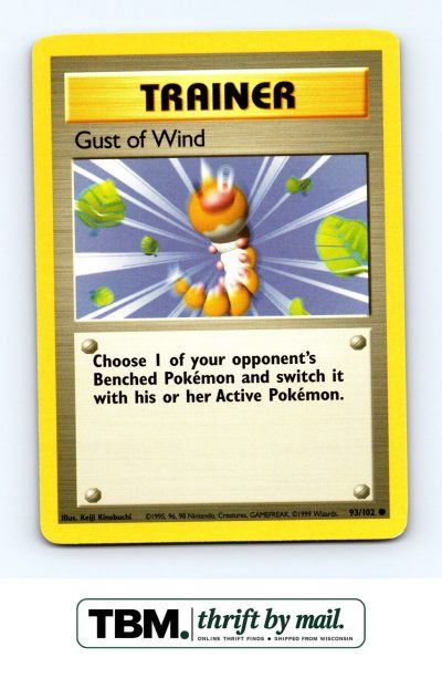 1999 Pokemon Base Set #093/102 Gust of Wind