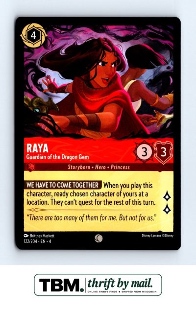 2024 Disney Lorcana Ursula's Return #122/204 Raya