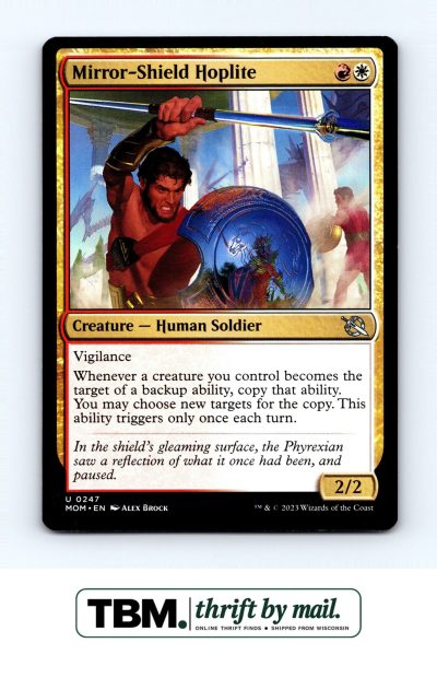 2023 Magic the Gathering March of the Machine #247 Mirror-Shield Hoplite