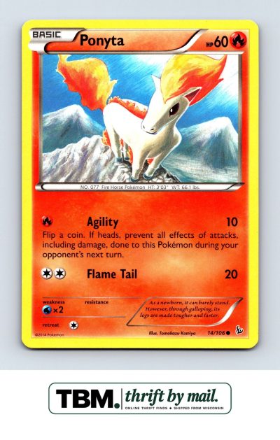 2014 Pokemon XY - Flashfire #14/106 Ponyta