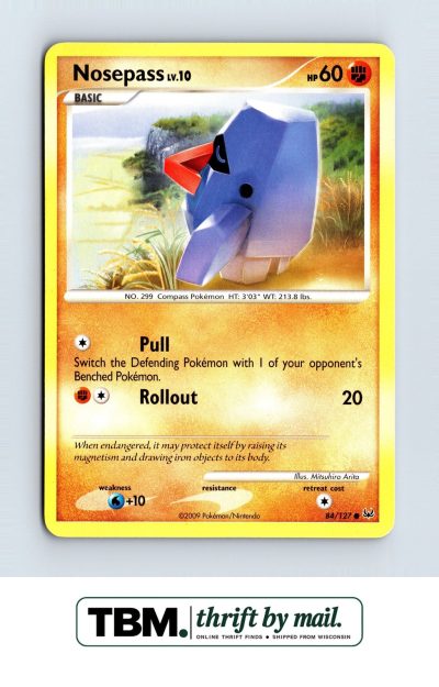 2009 Pokemon Platinum #84/127 Nosepass