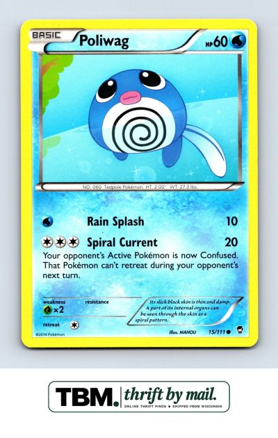 2014 Pokemon XY - Furious Fists #15/111 Poliwag