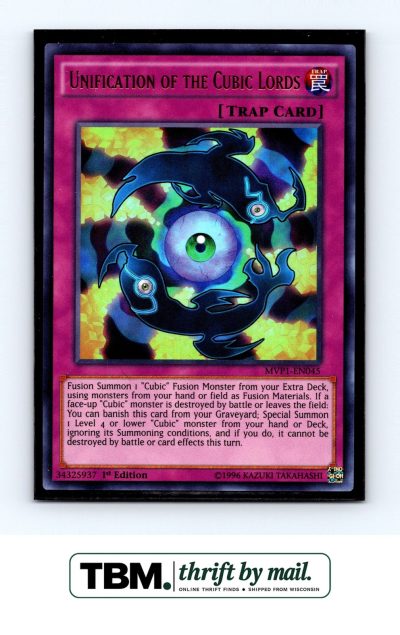 2016 Yugioh #MVP1-EN045 Unification of the Cubic Lords Foil
